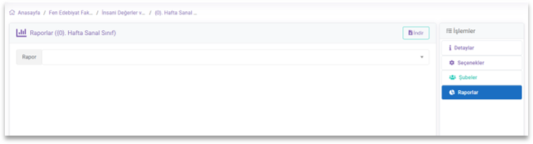 Course.VirtualCalendar Report